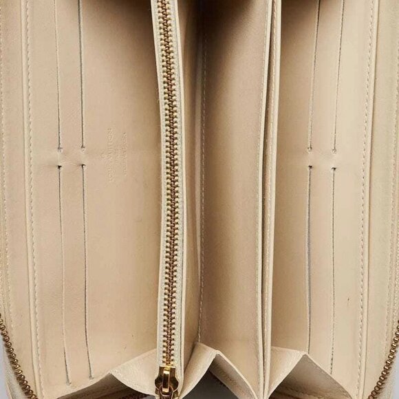 Louis Vuitton Limited Edition Blanc Corail Monogram Vernis Leopard Zippy Wallet - Picture 8 of 10